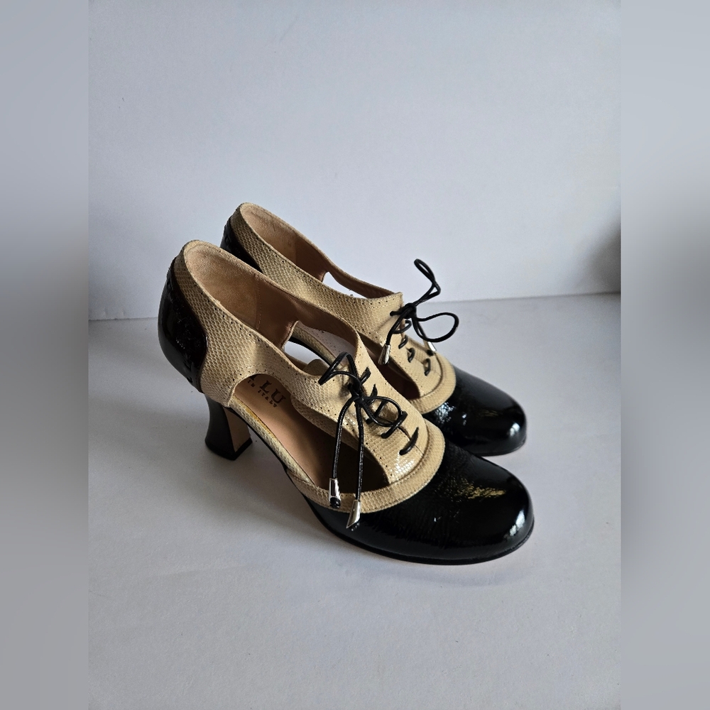 Anyi Lu Lace Up Heels
